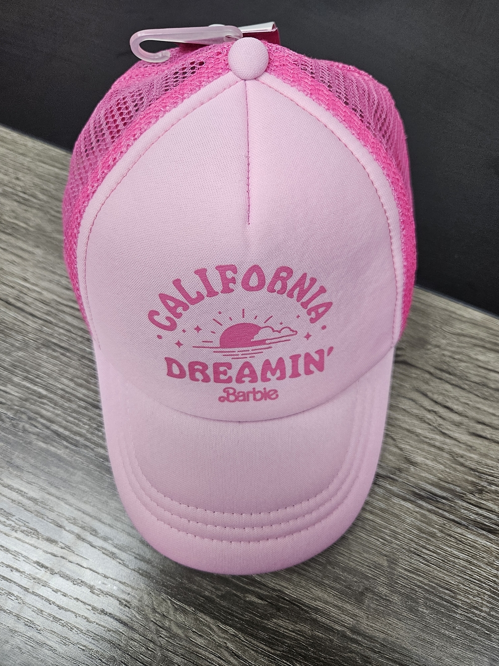 Barbie Pink California Dreamin' Graphic Trucker Hat